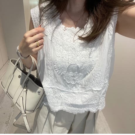 Cotton lace tops