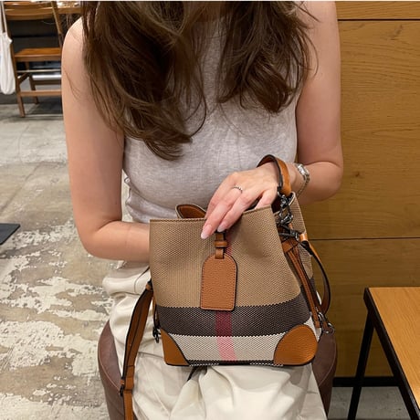 Leather 2way sholder bag