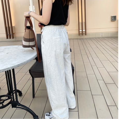 Ribbon sweat pants(oatmeal)