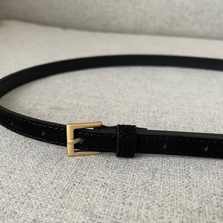 Suede leather velt