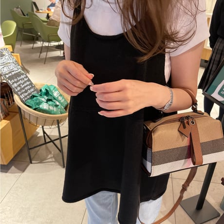 Leather cocoon bag