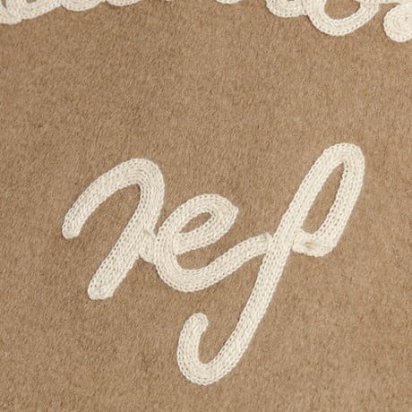MELTON WOOL DRIZZLER JACKET BEIGE