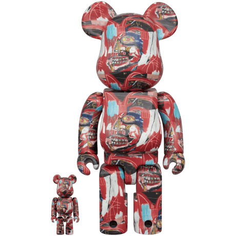 BE@RBRICK JEAN-MICHEL BASQUIAT 13th Ver. 100％ & 400％