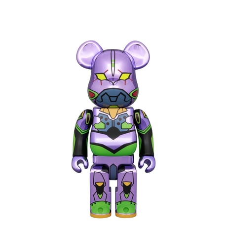 BE@RBRICK エヴァンゲリオン初号機 (新塗装メッキ版) 400％