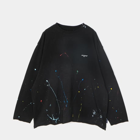 PAINT CUT OFF L/S T-SHIRT