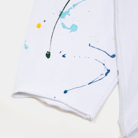 PAINT CUT OFF L/S T-SHIRT
