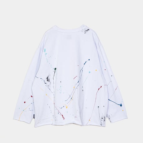 PAINT CUT OFF L/S T-SHIRT