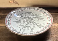 megurumeguru - 能登に伝わる古民藝 - 九谷 勝山 未完 色絵竹文 9.5寸皿
