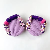 ノントリⓇ布ぞうり：パープル 矢羽
