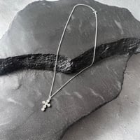 cross zirconia necklace
