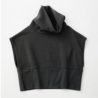 CHAW26-5023 HI NECK CAPE GILLET