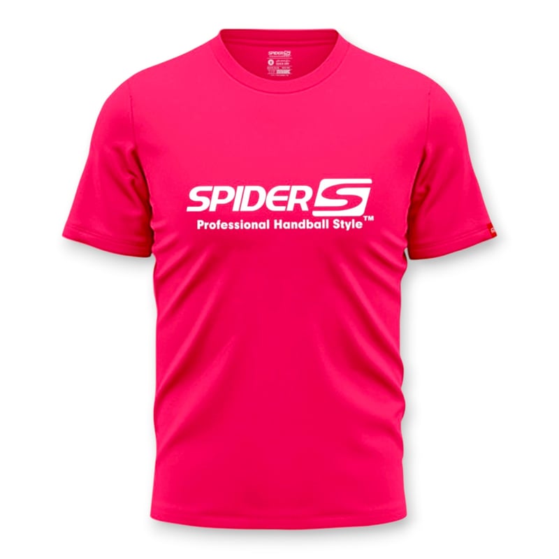 スパイダーハンドボールTシャツSP-SPRT01NPW/ネオンピンク | SPIDER HA