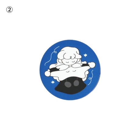 hankachi オリジナルステッカー（①〜③）