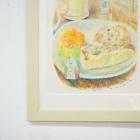 TAKAHASHI AYAKA 原画作品『自家製天然酵母のパンをよく噛んで』