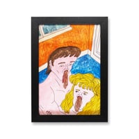 アサミヤカオリ 原画『一夜明けて』