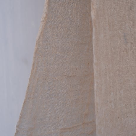 空間にニュアンスをプラスする麻素材の古布【260cm × 140cm】/st.1370