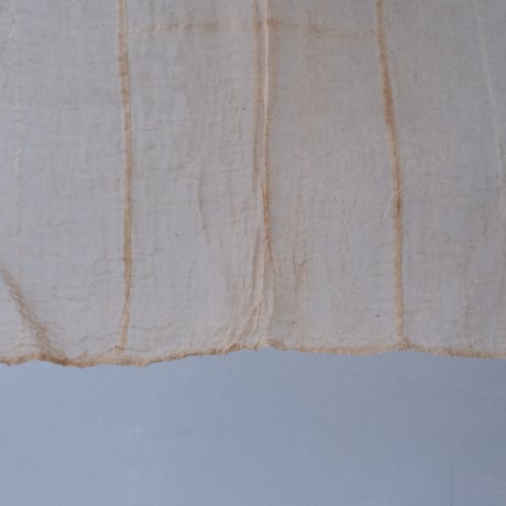 生成りの風合いを楽しむ 蚊帳生地の麻古布【140cm×175cm】/st.1480