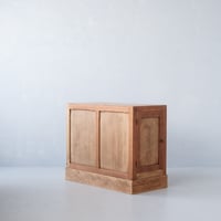 スペースを上手に活かしたい 奥行きのあるリメイク開き戸収納庫【左開き】/st.1507