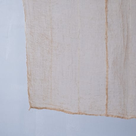 生成りの風合いを楽しむ 蚊帳生地の麻古布【140cm×175cm】/st.1480