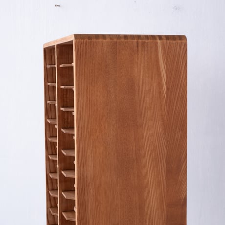 紙ものを美しく収める 11段22口の木製カルテケース/st.1343