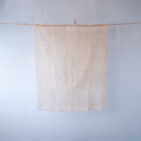 生成りの風合いを楽しむ 蚊帳生地の麻古布【140cm×175cm】/st.1480