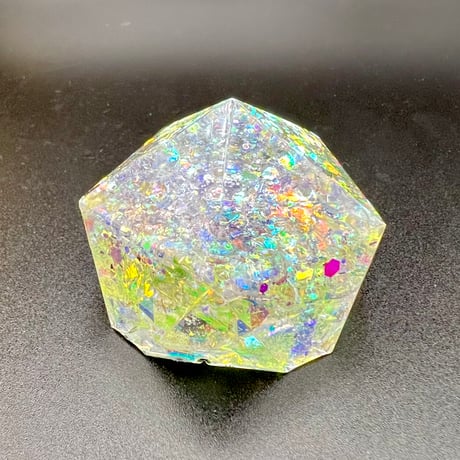 【願いを叶えるサポート！】多面体オルゴナイト（小）・魔除け・浄化（安全性の高い食品衛生法適合樹脂使用)
