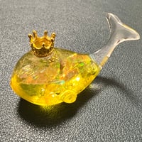 【強運と幸運・願いを叶えるサポート！】王冠くじらのオルゴナイト （浄化・金運）