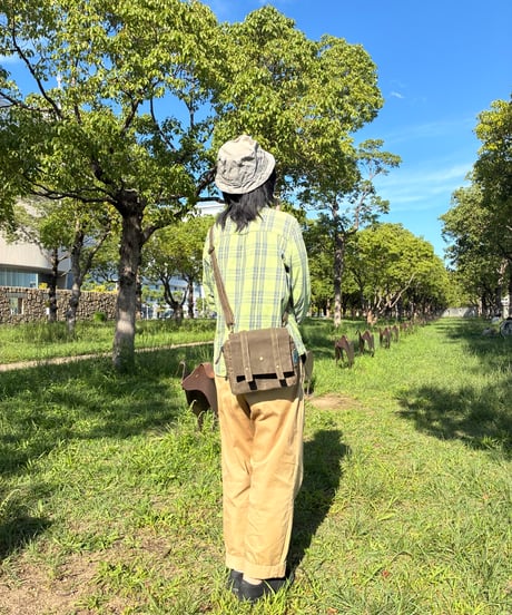 【秘蔵のニューサイズ！】ロットレンダーミニポシェット -コンブオリーブ-