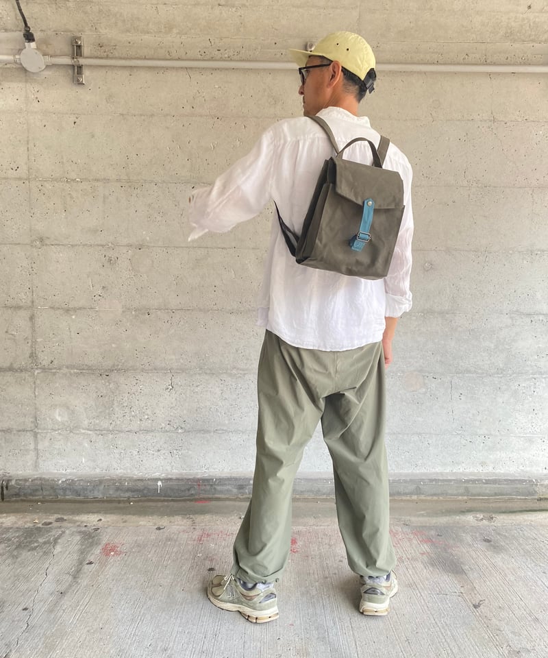 アルキミア リュックサック デイパック バッグ 総柄 グレー カーキ y2K 訳ありでございます！】ウィリアムソンリュックサックS -カーキ