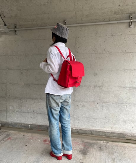 【可愛いサイズできました！】ウィリアムソンリュックサックS  -オヅレッド-
