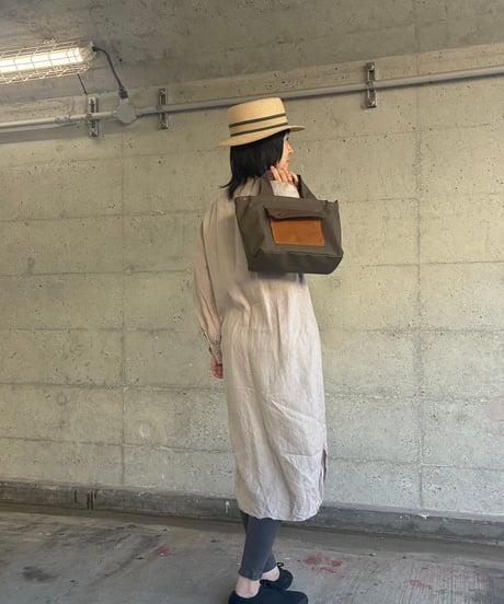 【オリーブ✖︎ブラウン！】アッティマッティワッティーバッグType2  -ミックスオリーブラウン-
