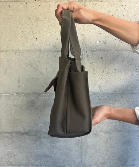 【オリーブ✖︎ブラウン！】アッティマッティワッティーバッグType2  -ミックスオリーブラウン-