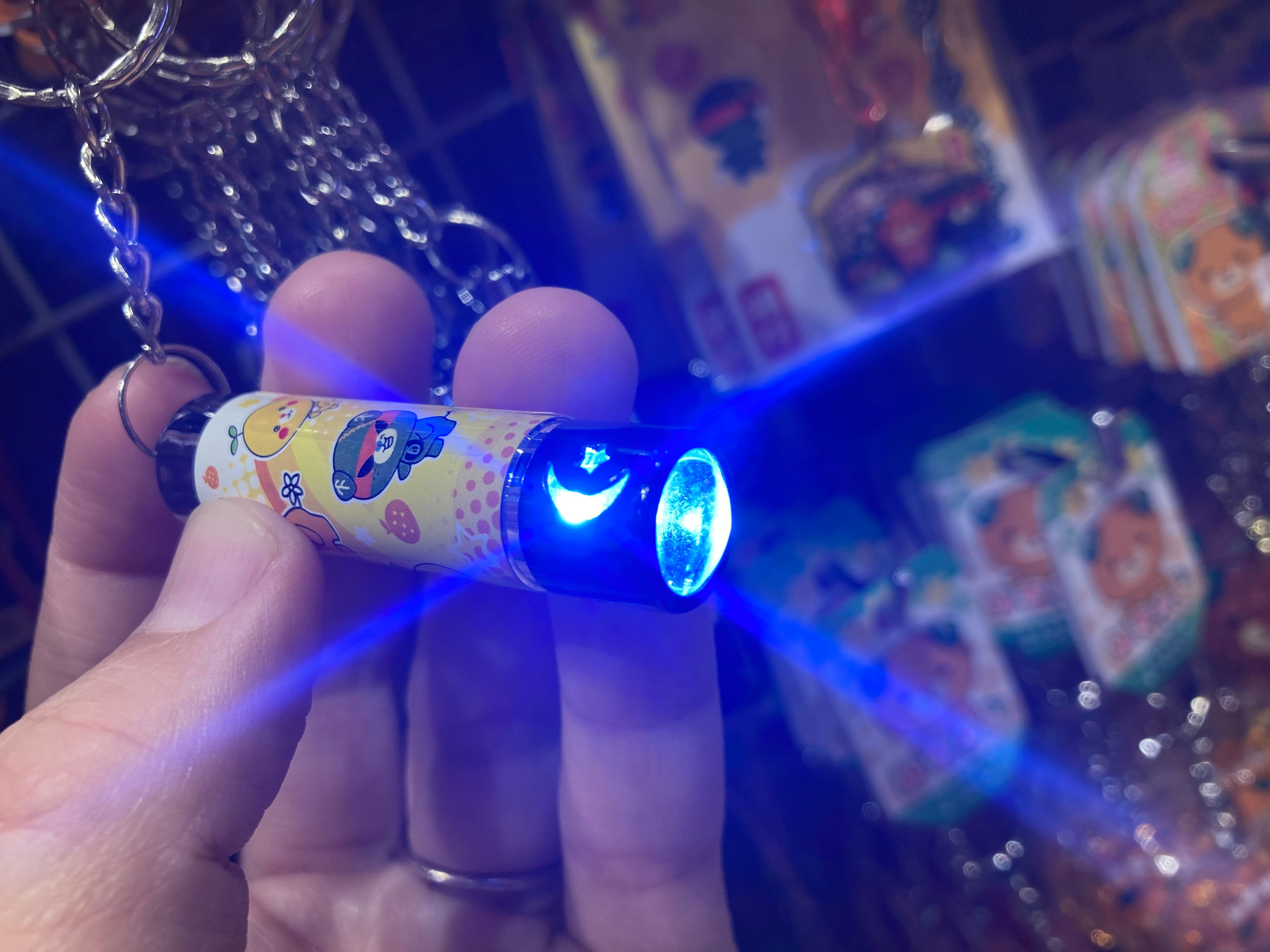 みきゃんLEDライトキーホルダー | 道後お土産センター 絣屋本店