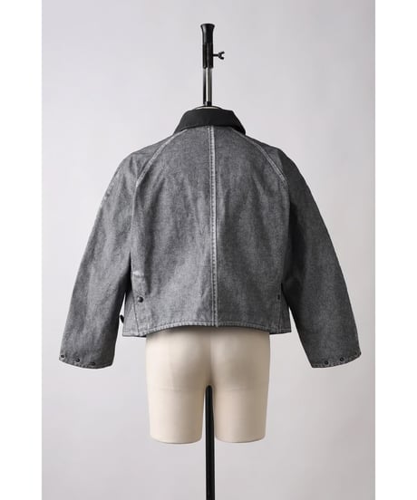 【SHINYAKOZUKA（シンヤコヅカ）】SMALL TRADES charles jacket with picturesque stitches -night black