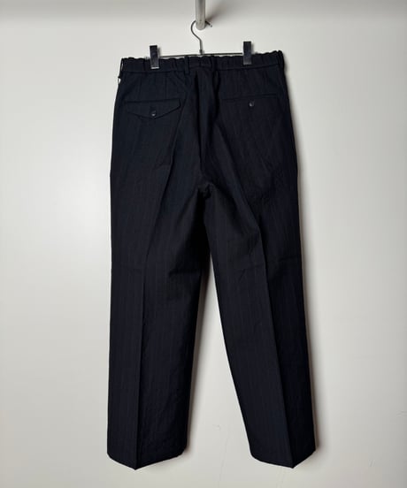【YOKO SAKAMOTO（ヨーコサカモト）】DOUBLE PLEATED TROUSERS –BLACK