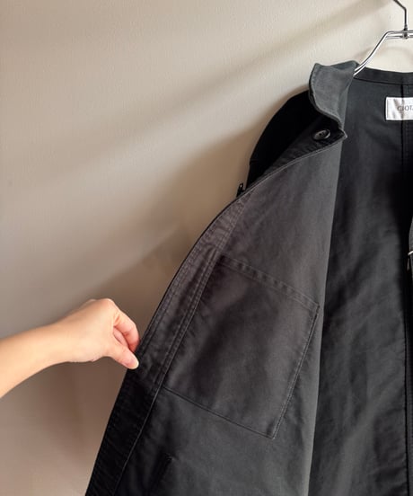 【CIOTA（シオタ）】 Moleskin French Work Jacket -BLACK