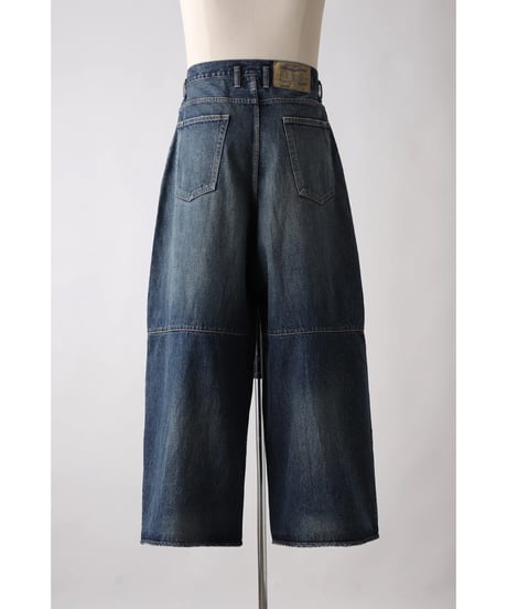 【SHINYAKOZUKA（シンヤコヅカ）】ORDINARY LIFE washed ordinary city baggy -mid indigo