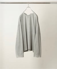 【ANCELLM（アンセルム）】C/R LS T-SHIRT -GRAY