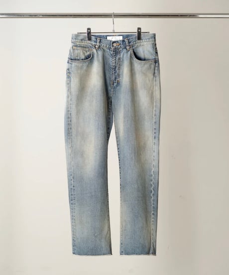 【ANCELLM（アンセルム）】CUT-OFF LENGTH DENIM PANTS -INDIGO