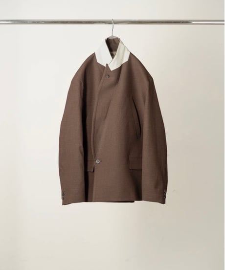 【ANCELLM（アンセルム）】DOUBLE TAILORED JACKET -GRAPH CHECK
