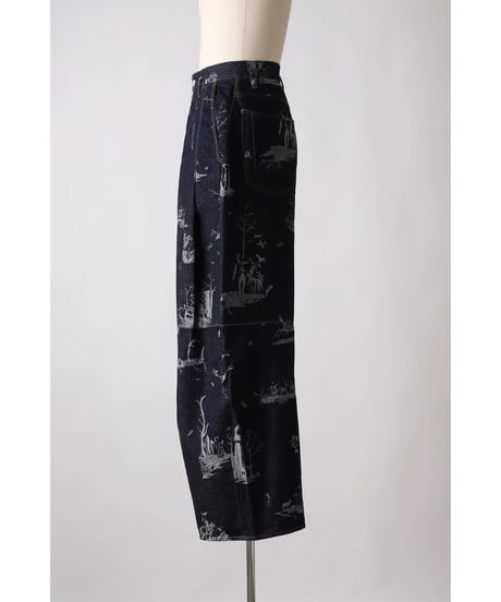 【SHINYAKOZUKA（シンヤコヅカ）】SMALL TRADES city baggy -indigo