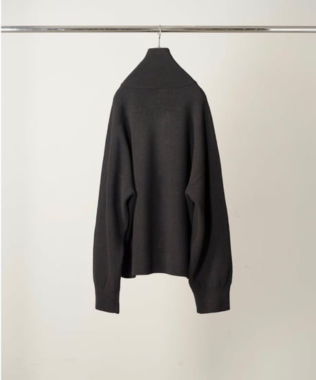 【ANCELLM（アンセルム）】DRIVERS KNIT -BLACK