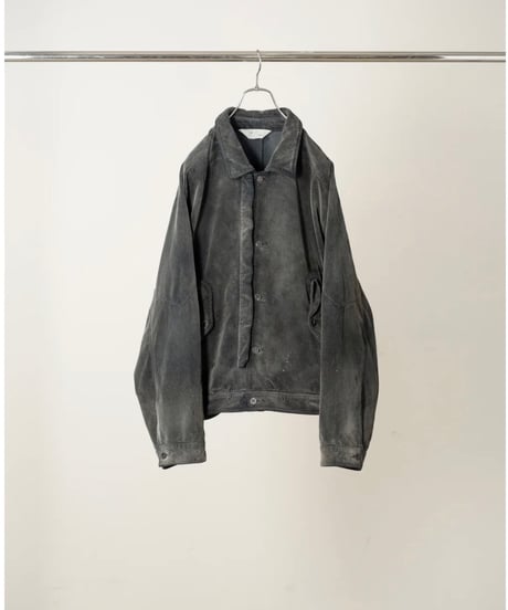 【ANCELLM（アンセルム）】 AGING CORDUROY JACKET -BLACK