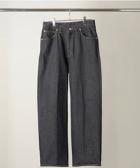 【ANCELLM（アンセルム）】#08 SELVEDGE MIDDLE STRAIGHT 5P DENIM PANTS OW  -INDIGO