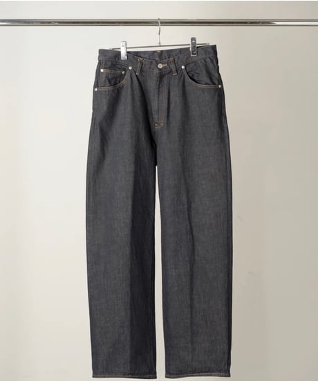 【ANCELLM（アンセルム）】#08 SELVEDGE MIDDLE STRAIGHT 5P DENIM PANTS OW  -INDIGO
