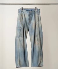 【ANCELLM（アンセルム）】DENIM PAINTER PANTS  -INDIGO
