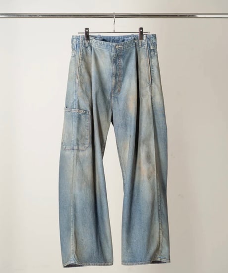 【ANCELLM（アンセルム）】DENIM PAINTER PANTS  -INDIGO