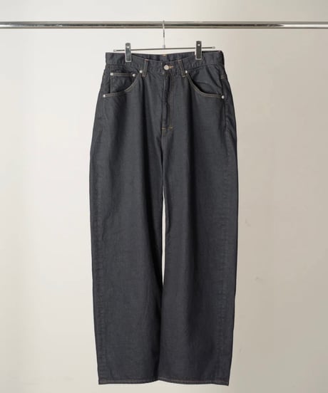 【ANCELLM（アンセルム）】STRAIGHT WIDE DENIM PANTS OW　-INDIGO