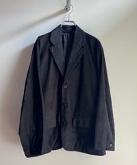 【YOKO SAKAMOTO（ヨーコサカモト）】  SUIT JACKET -BLACK (NUBUCK）