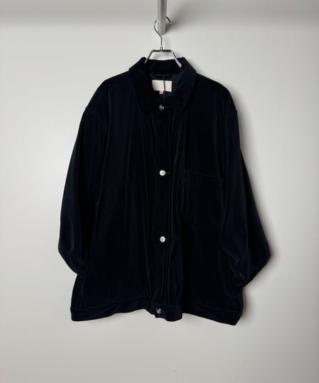 【YOKO SAKAMOTO（ヨーコサカモト）】WORK BLOUSE -BLACK